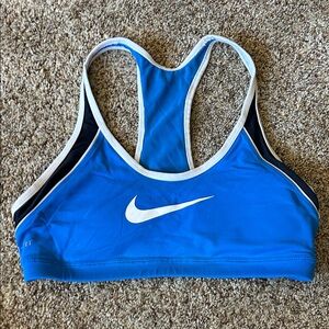 Nike Women's Racerback Blue Sports Bra